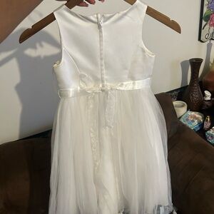 Elegant White Kids Dress